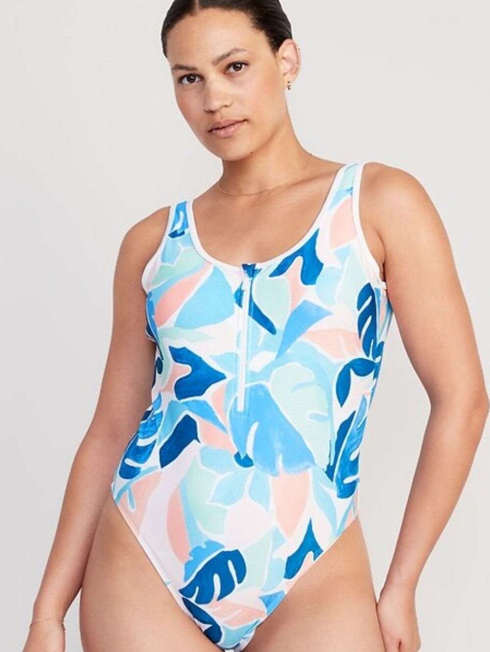 NWT Old Navy Half Zip Bathing Suit